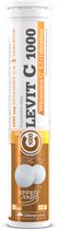 LEVIT C 1000 mg bruistabletten met citroensmaak die vitamine C bevatten in de vorm van L-ascorbinezuur