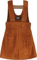 Like FLO Baby Meisjes Cognac Corduroy Salopette-jurk