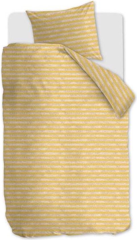 Housse de couette Ariadne at Home Knit Stripes - Simple - 140x200/220 cm - Yellow