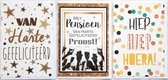 Pensioen + Van Harte Gefeliciteerd + Hiep Hiep Hoera – 3 Wenskaarten - 12 x 17 cm – PEN-301
