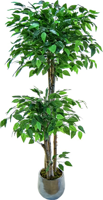 Vernietigen combinatie Omkleden Kamyra® Ficus Kunstplant - Nep Planten Ficus Groot - Plant Voor Binnen En  Buiten -... | bol.com