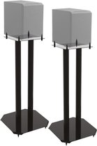 Speaker vloerstandaard Solid 60cm zwart, set 2 stuks | Speaker standaard | Luidspreker standaard