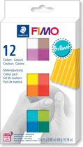 FIMO soft - ovenhardende boetseerklei - colour pack - 12 brilliant colours