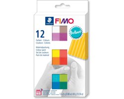 foto van FIMO soft - ovenhardende boetseerklei - colour pack - 12 brilliant colours