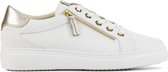 DL Sport Vrouwen Leren    Lage sneakers / Damesschoenen  5201 - Wit - Maat 35