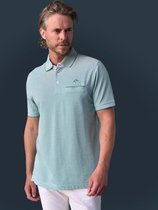 GCM poloshirt 24251 lichtgroen print KM - XL