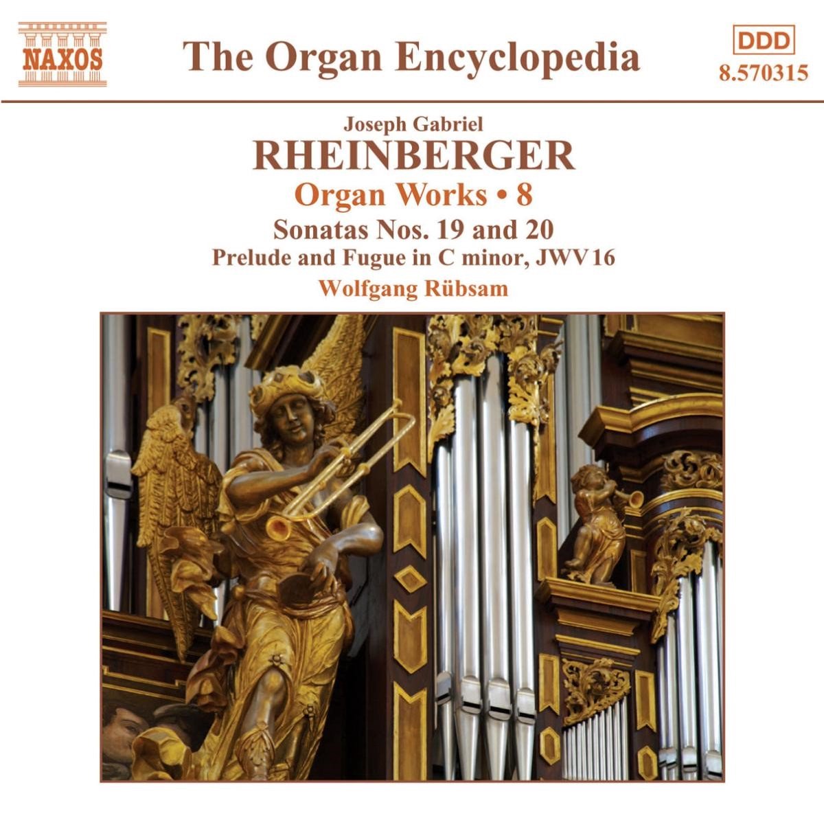 Rübsam - Rheinberger: Organ Works Volume 8 (CD)