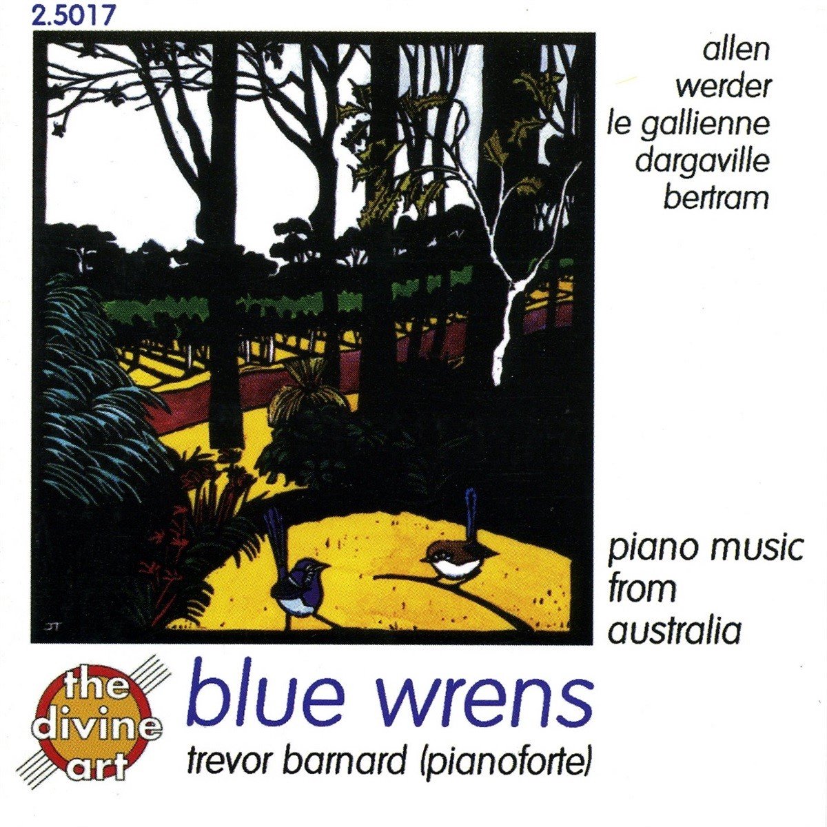 Trevor Barnard - Blue Wrens, Modern Piano Music From (CD)
