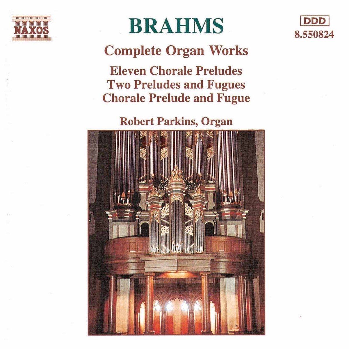 Robert Parkins - Brahms: Complete Organ Works (CD)