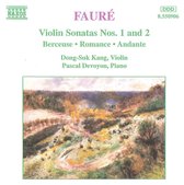Dong-Suk Kang, Pascal Devoyon - Fauré: Violin Sonatas 1 & 2 (CD)