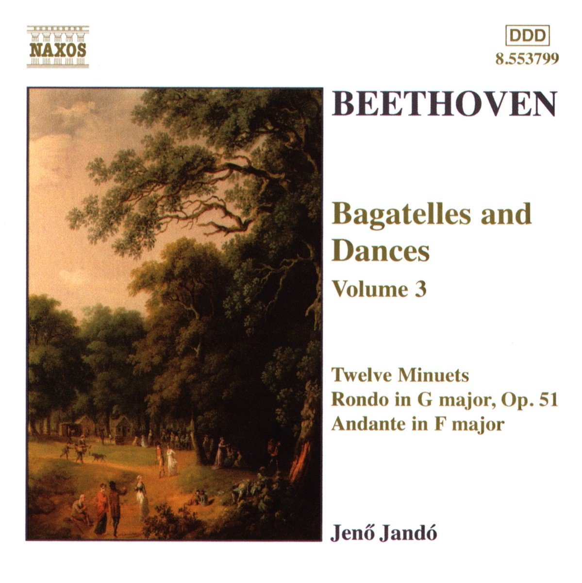 Jeno Jandó - Beethoven: Bagatelles & Dances 3 (CD)