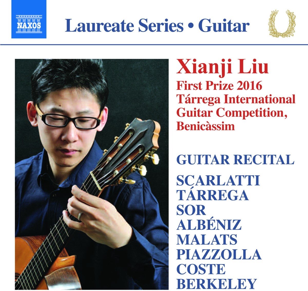 Xianji Liu - First Prize 2016 Tárrega International Guitar Competition, Benicàssim (CD)