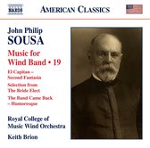 Royal College Of Music Wind Orchestra, Keith Brion - Sousa: Music for Wind Band Vol. 19 (CD)