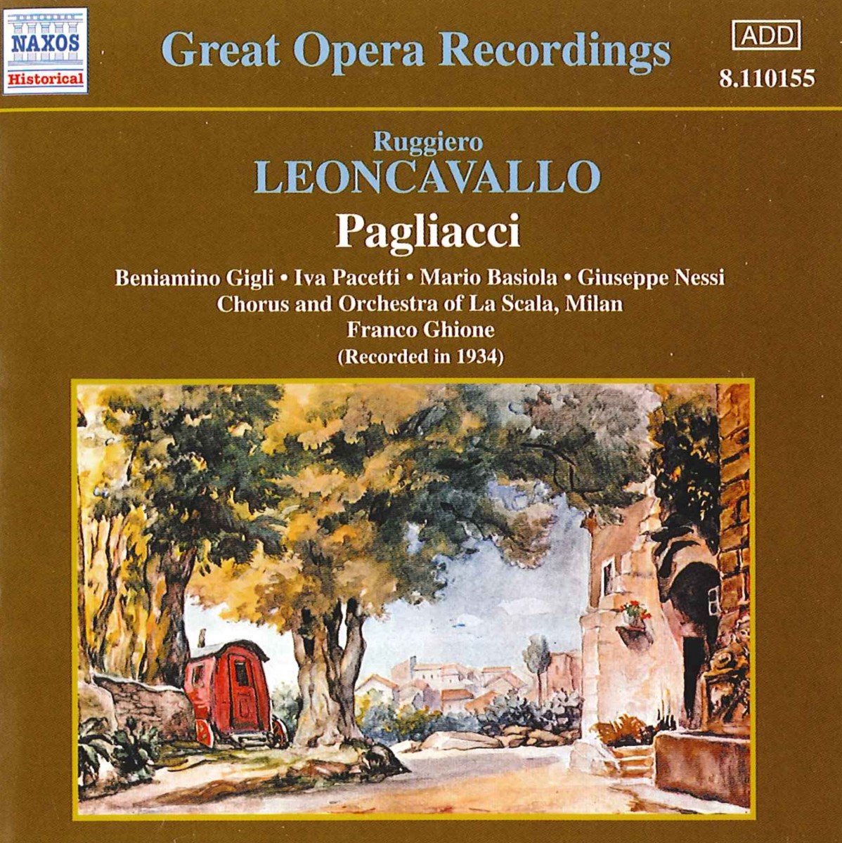 Beniamino Gigli - Leoncavallo: Pagliacci (CD)