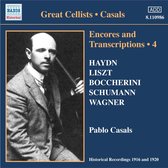 Pablo Casals - Encores And Transcriptions Volume 4 (CD)