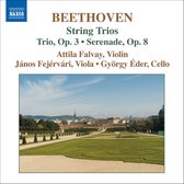 Attila Falvay, György Éder, János Fejérvari - Beethoven: String Trios Volume 1 (CD)
