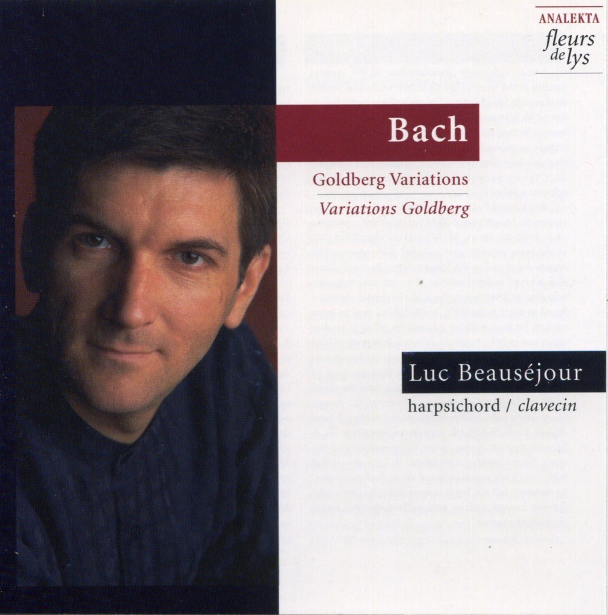 Luc Beauséjour - J.S. Bach: Variations Goldberg, Bwv 988 (CD)
