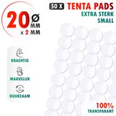 TENTA® Dubbelzijdig Tape Plakkers Extra Sterk - 20mm x 2mm - 50x