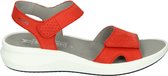 Mephisto TANY BUCKSOFT - Volwassenen Sandalen met hakDames Sandalen - Kleur: Rood - Maat: 42