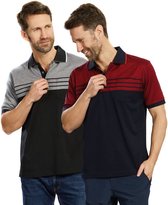 Westfalia Poloshirt met Knoopjes, Marineblauw/Rood, Maat M