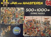Legpuzzel Jan van Haasteren Comic 500+1000 legstukjes