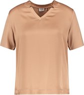 GERRY WEBER Dames Shirt met V-hals EcoVero