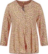 GERRY WEBER Dames Shirt met 3/4-mouwen en bloemenmotief