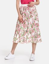 GERRY WEBER Dames Plooirok met bloemenmotief