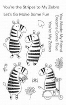 Zippy Zebras Clear Stamps (CS-448)