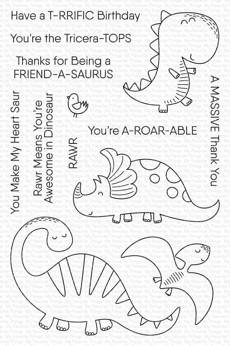 A-roar-able Friends Clear Stamps (CS-483)