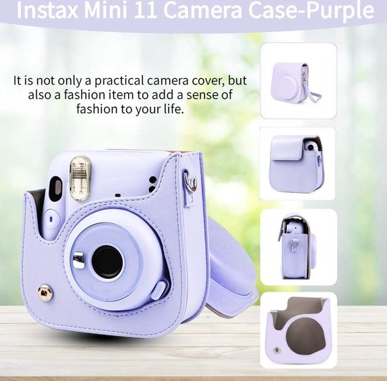 Fujifilm Instax Mini 11 Case Mini PU lederen cameratas tas Camera beschermhoes voor. bol