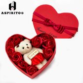 Aspirito® Liefdes cadeau - Zeepset - Voor haar - Liefde - Geschenkset - Geschenkbox - Lovebox - Greatgift - Trouwen - Wedding - Valentijn - Badset - Badkamerset