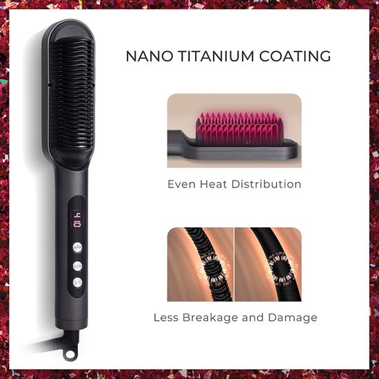 Tymo ring on sale hair straightener brush