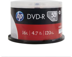 HP DME00025 DVD-R disc 4.7 GB 50 stuk(s) Spindel