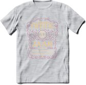 20 Jaar Legendarisch Gerijpt T-Shirt | Oud Roze - Ivoor | Grappig Verjaardag en Feest Cadeau Shirt | Dames - Heren - Unisex | Tshirt Kleding Kado | - Licht Grijs - Gemaleerd - 3XL