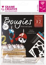 DIY-Maak je eigen Verjaardagskaarsen | DIY-Birthday Candles | Piraten 2 st