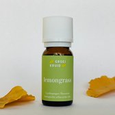 Biologische Citroengras etherische olie | Cymbopogon flexuosus | 100% natuurlijk en puur | lemongrass | 10 ml lemongrass olie uit India