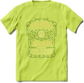 50 Jaar Legendarisch Gerijpt T-Shirt | Mos - Ivoor | Grappig Verjaardag en Feest Cadeau Shirt | Dames - Heren - Unisex | Tshirt Kleding Kado | - Groen - XL