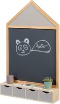 MUSTERKIND ® Krijtbord Juncus - natuur/warm grijs