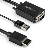 Adapter HDMI naar VGA Startech VGA2HDMM3M           3 m Zwart