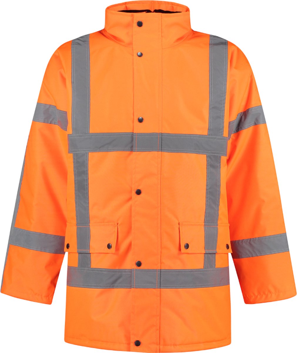 EM Traffic Parka High Visibility RWS Fluor Oranje - maat XL