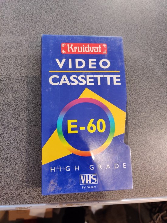 Video Cassette High Grade E-60 (per 3 stuks)