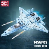Militaire Vliegtuigen Serie De SU-57 Stealth Fighter 1456 pcs - Compitable Met Lego