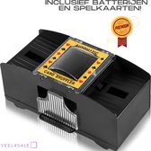 Elektrische Kaartenschudmachine - Inclusief Batterijen - Inclusief Speelkaarten - Speelkaarten Schudder - Kaartenschudder - Kaarten Schudmachine - Automatische Kaartschudder - Card Shuffler -