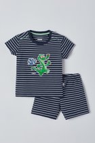 Woody pyjama jongens - krokodil - streep - 221-3-PZA-Z/981 - maat 80