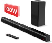 JL E-sales® Tv Soundbar 100w – Bluetooth Speaker – 3D Surround Soundbar met Subwoofer.