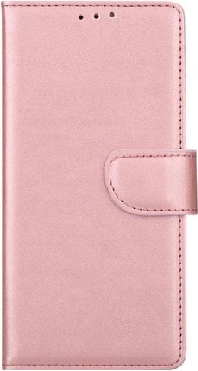 LuxeBass Hoesje geschikt voor Oppo Reno 2Z - Bookcase Rose Goud - portemonnee hoesje - telefoonhoes - gsm hoes - telefoonhoesjes