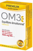 OM3 - Emotioneel evenwicht -Premium Formule - Omega 3 - 1050 mg EAP - 45 capsules