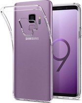 LuxeBass Hoesje geschikt voor Samsung Galaxy S9 Hoesje Transparant - Siliconen Case - telefoonhoes - gsm hoes - gsm hoesjes