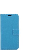 LuxeBass Hoesje geschikt voor iPhone 12 Pro Max - Bookcase Turquoise - portemonnee hoesje - telefoonhoes - gsm hoes - telefoonhoesjes